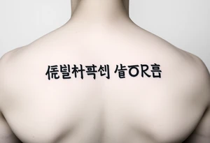 Republic of Korea
                Marine Corps
lettering tattoo idea