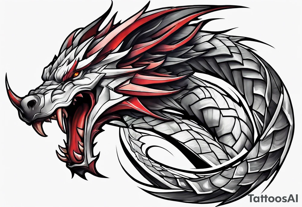 Wyvern tattoo idea