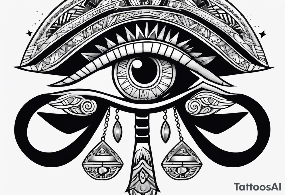 eye of ra tattoo idea