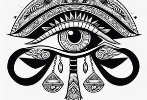 eye of ra tattoo idea