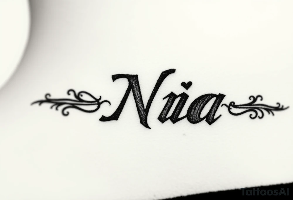 name Nia tattoo idea