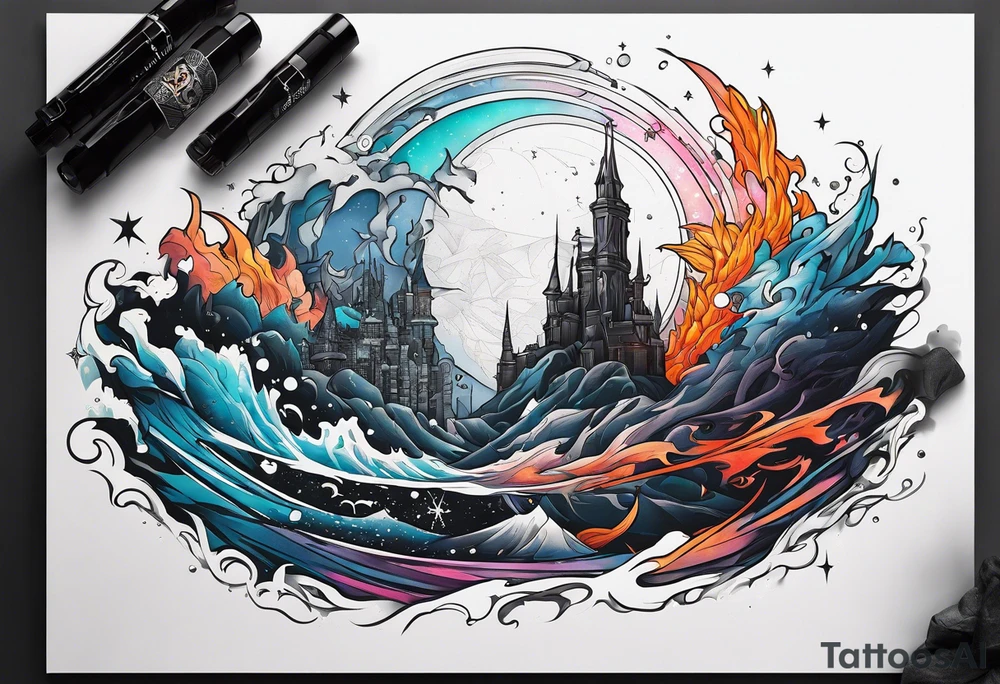 snow crash themed tattoo tattoo idea