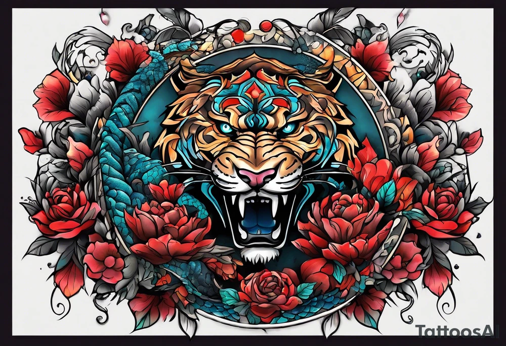 I want to create two arm tattoos incorporating overcoming fears, and fighting inner battles with myself, finding self-respect, self love tattoo idea