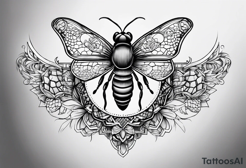 honeycomb tattoo idea