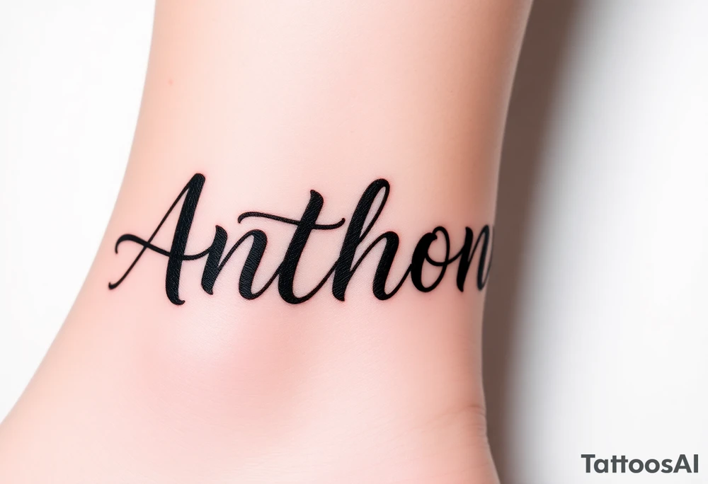 Anthony graffiti tattoo idea