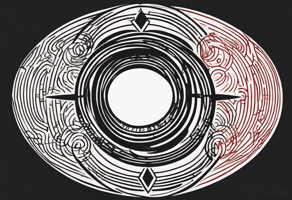 circle made of the text Oscar Embla & Emil tattoo idea