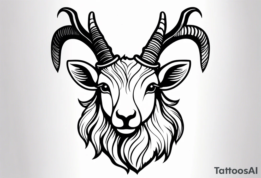 Steinbock mit Schrotflinte tattoo idea