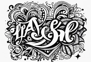 Pai e mãe homenagem tattoo idea