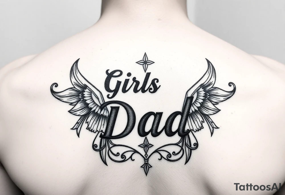 Girls dad tattoo idea