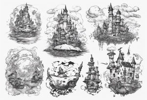 Howells moving castle tattoo idea