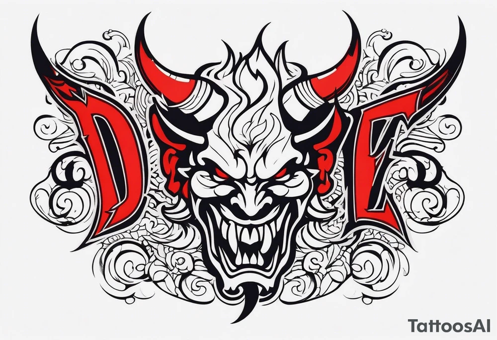 devil tattoo idea