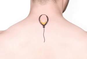 small yellow balloon osaat tattoo idea