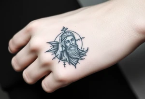 Finding peace in chaos within god tattoo idea