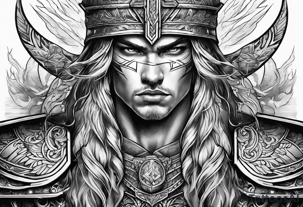 Valhalla lightning tattoo idea