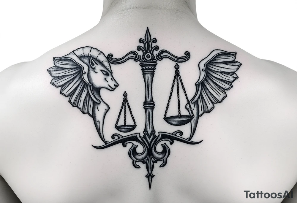 aries and libra
against the odds tattoo idea