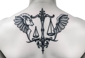 aries and libra
against the odds tattoo idea
