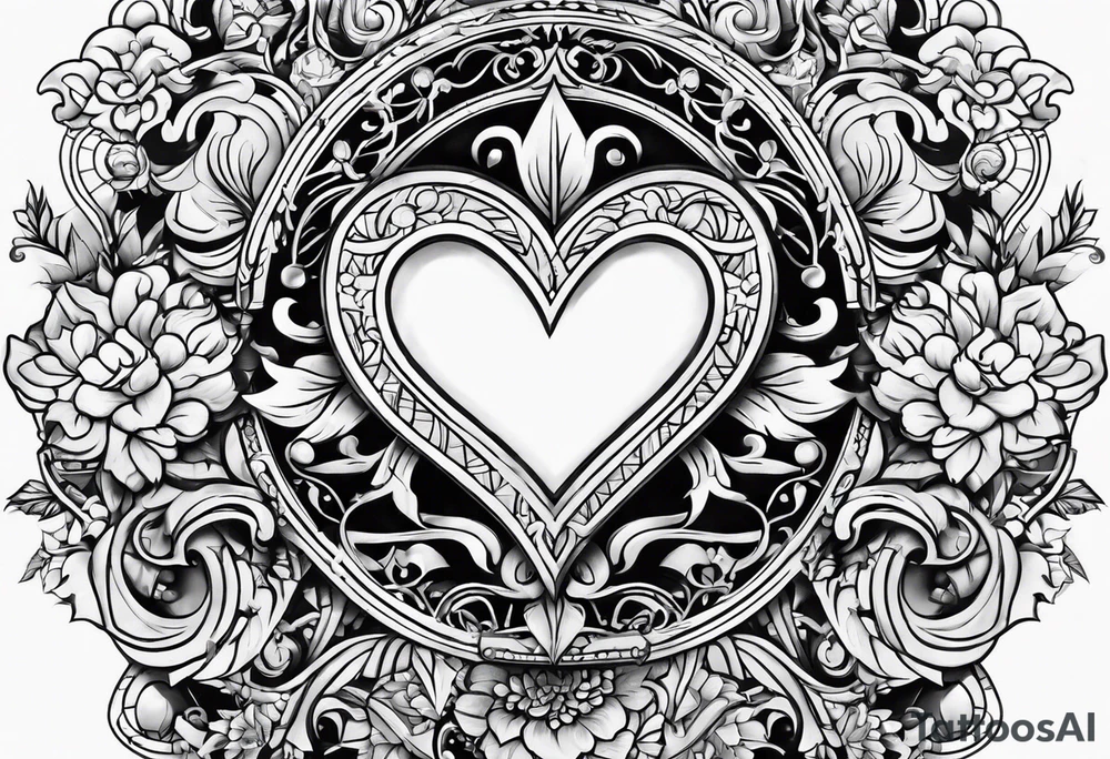 Healing heart tattoo idea
