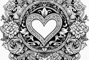 Healing heart tattoo idea