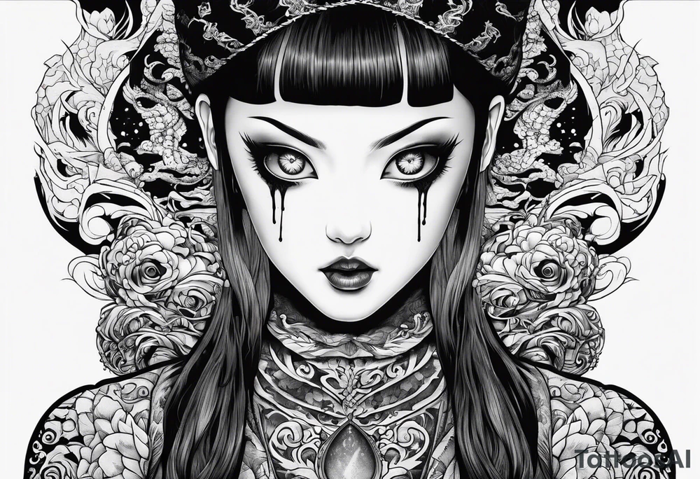 tomie horror junji ito tattoo tattoo idea