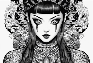tomie horror junji ito tattoo tattoo idea