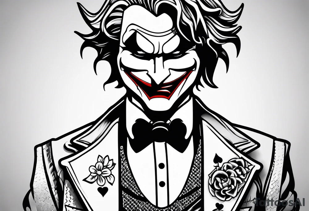 Lego joker tattoo idea