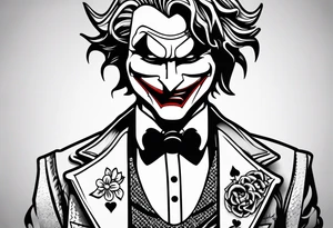 Lego joker tattoo idea