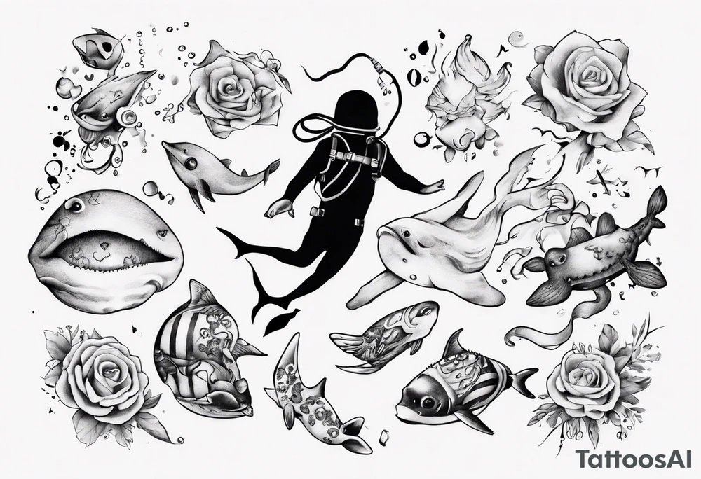 “You’re diving into me with your love” tattoo idea