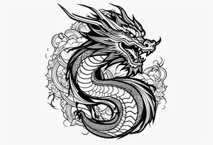 Dragon tattoo 
Japanese tattoo tattoo idea