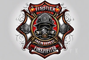 firefighter logo tattoo idea