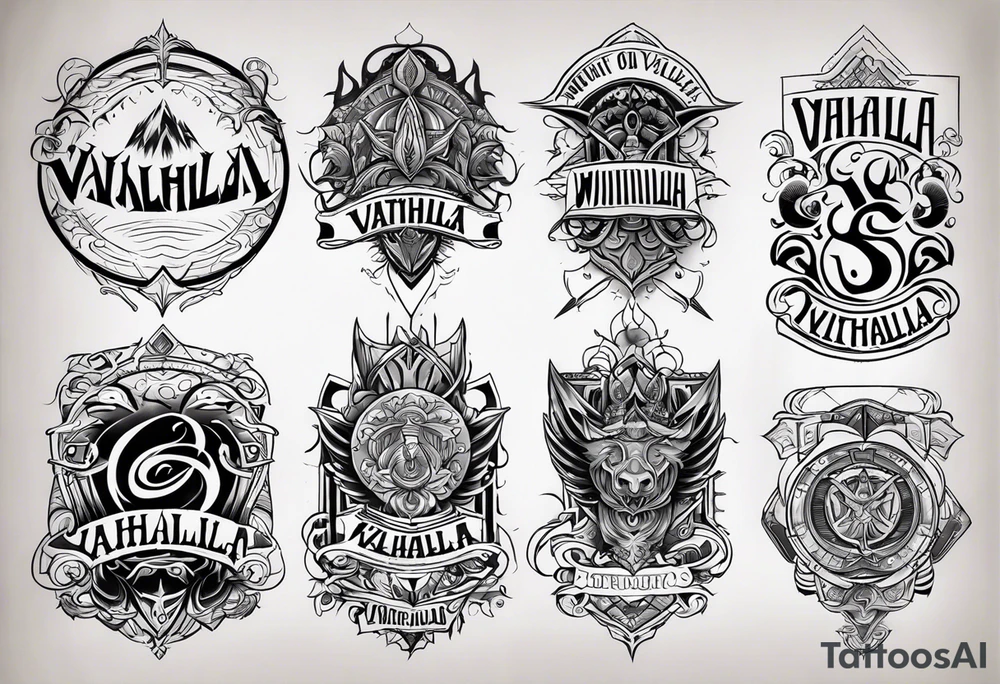 Valhalla mist tattoo idea