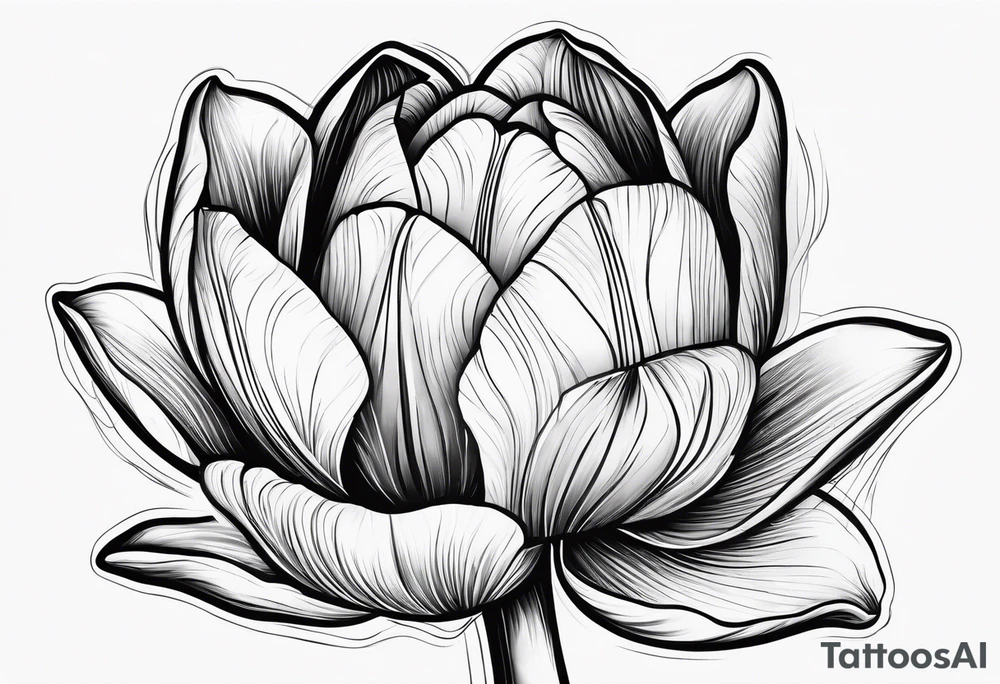 tulip tattoo idea