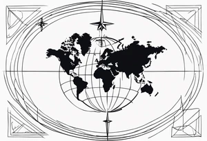 Equator coordinates tattoo idea