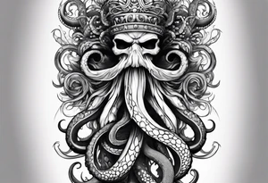 tentacles holding a joint tattoo idea