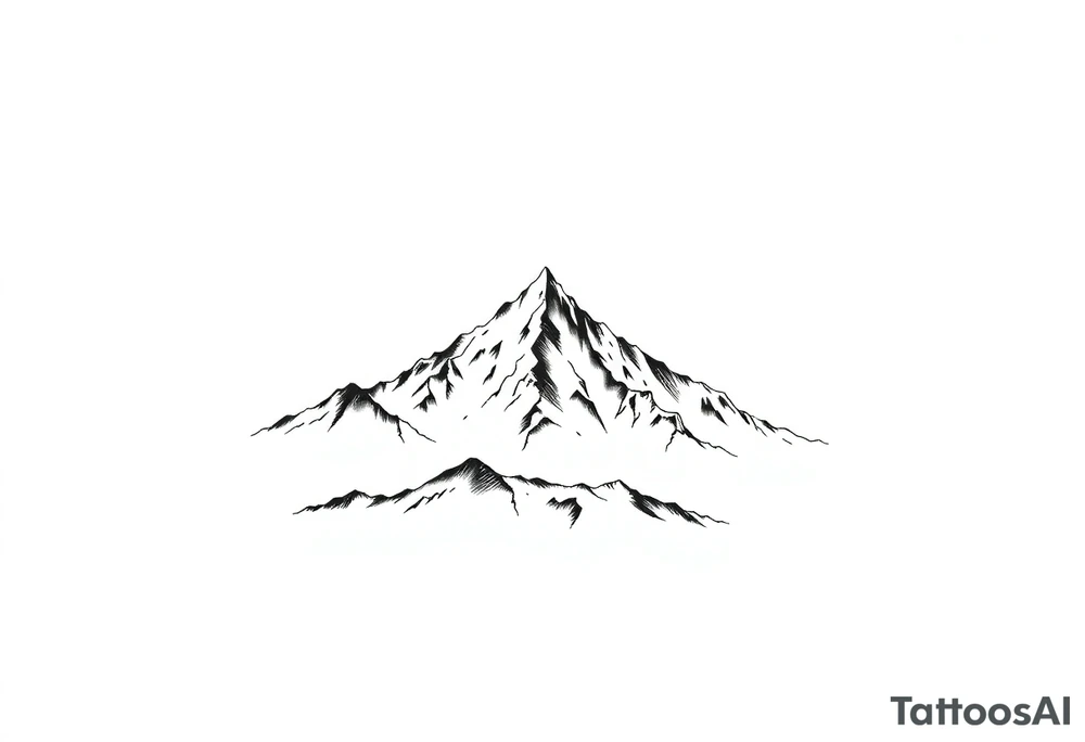 Appalachain mountains tattoo idea