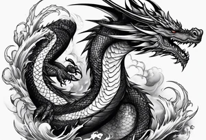 forearm dragon tattoo tattoo idea