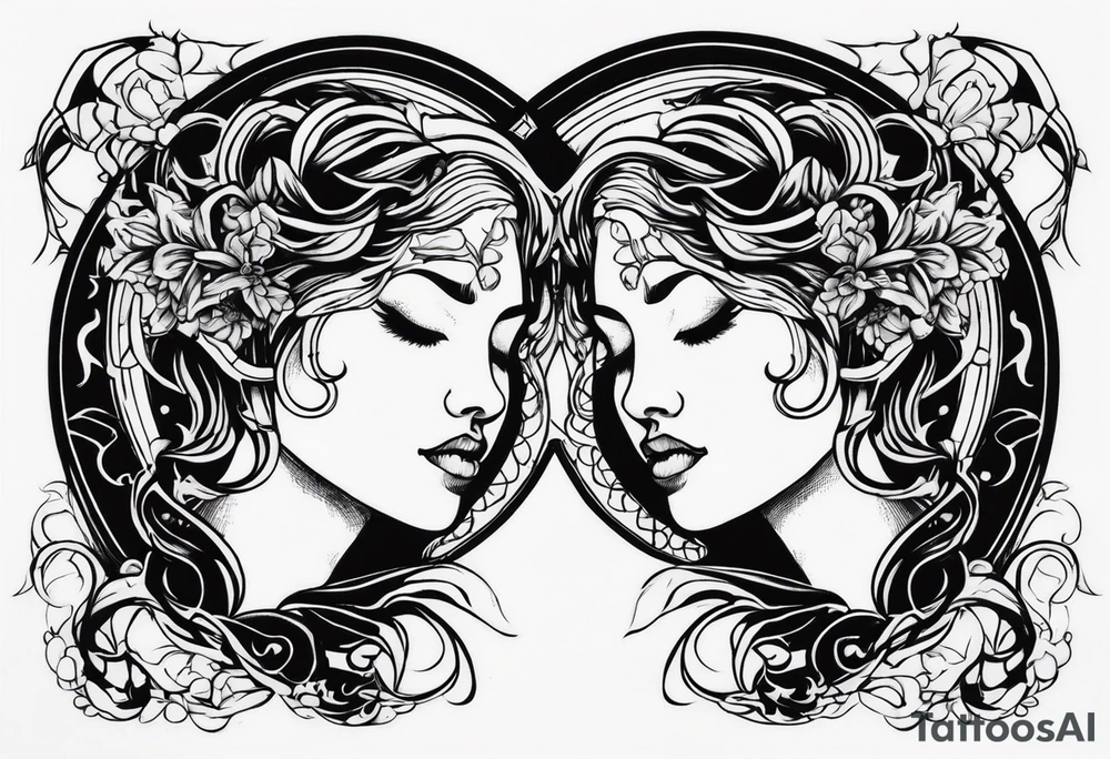 Gemini tattoo tattoo idea