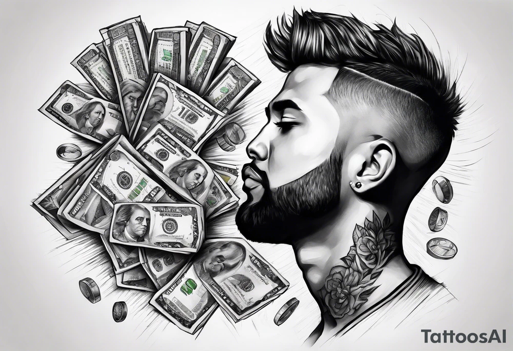 Money on my mind tattoo idea