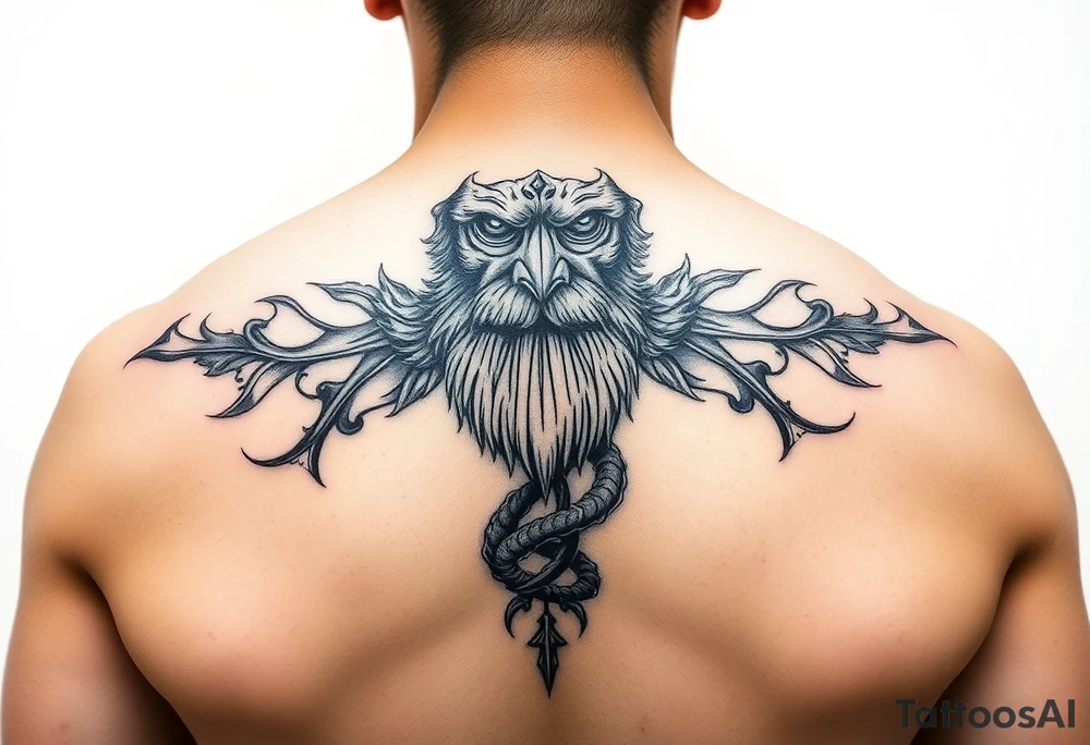father time tattoo idea