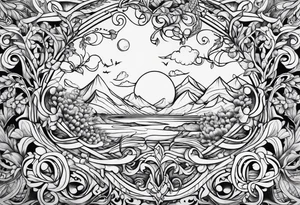 Vines tattoo idea