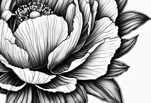 WORLD GLOBE INSIDE A POPPY FLOWER BUD tattoo idea