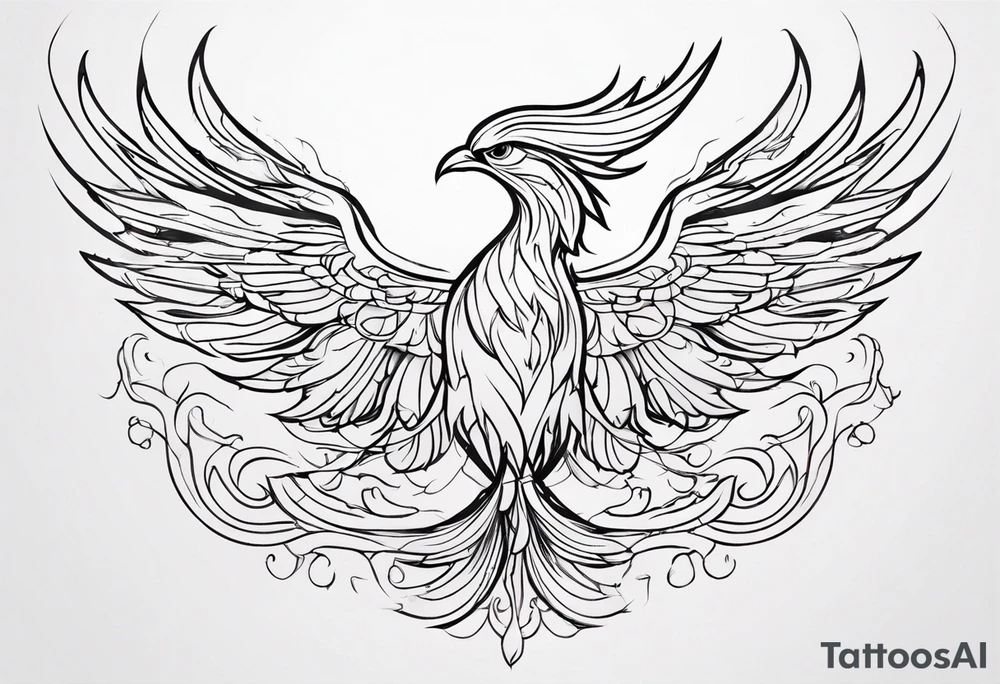 phoenix tattoo idea