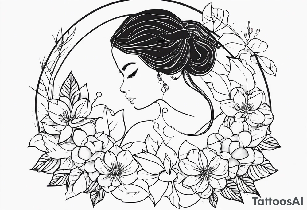 Daughters tattoo idea