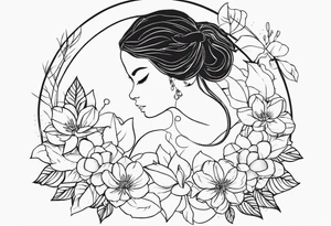Daughters tattoo idea