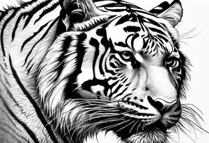 tiger tattoo idea