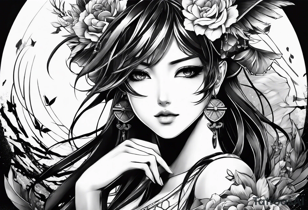 shiki anime tattoo idea
