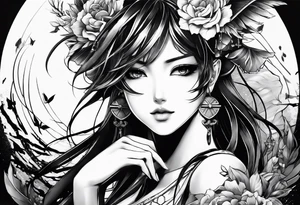 shiki anime tattoo idea