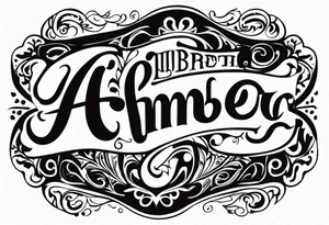 Amber Elizabeth Worthington 07-11-2023 tattoo idea