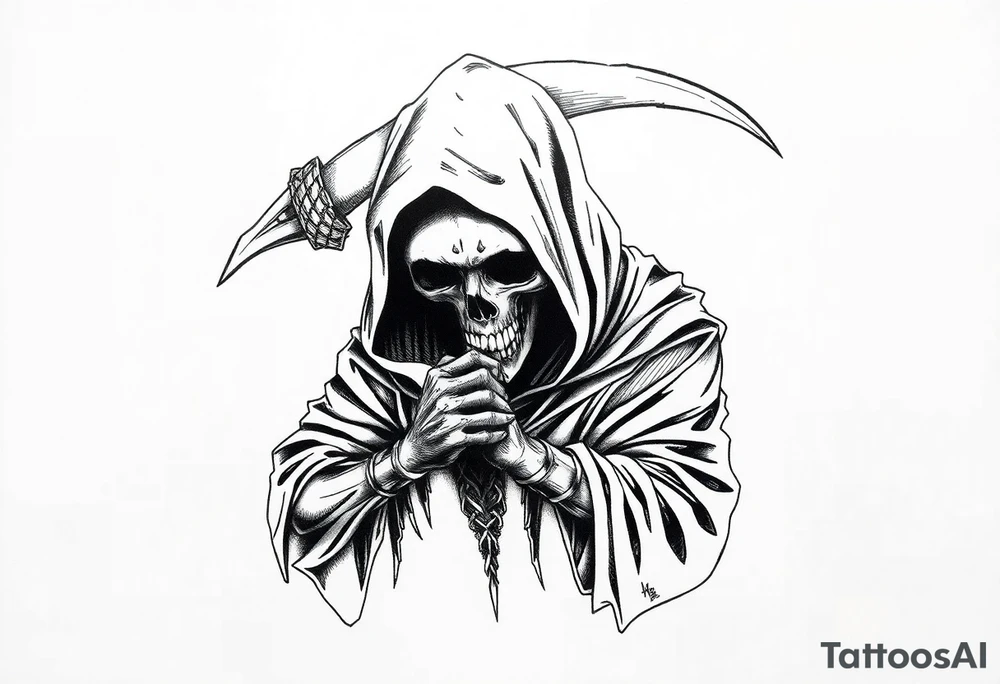 Grim reaper tattoo idea