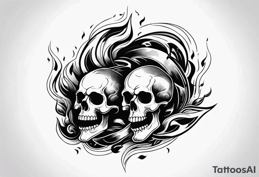 Welding,skulls,flames,sparks tattoo idea