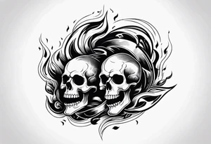 Welding,skulls,flames,sparks tattoo idea